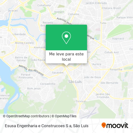 Esusa Engenharia e Construcoes S a mapa