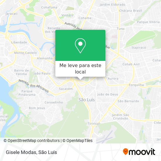Gisele Modas mapa