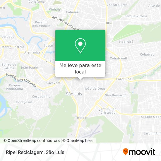 Ripel Reciclagem mapa