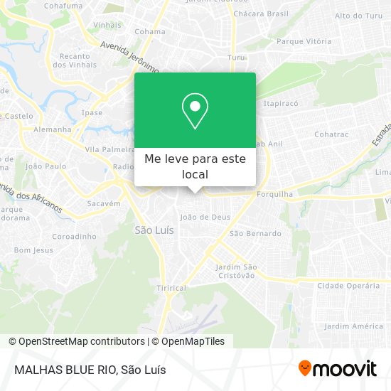 MALHAS BLUE RIO mapa
