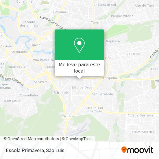 Escola Primavera mapa