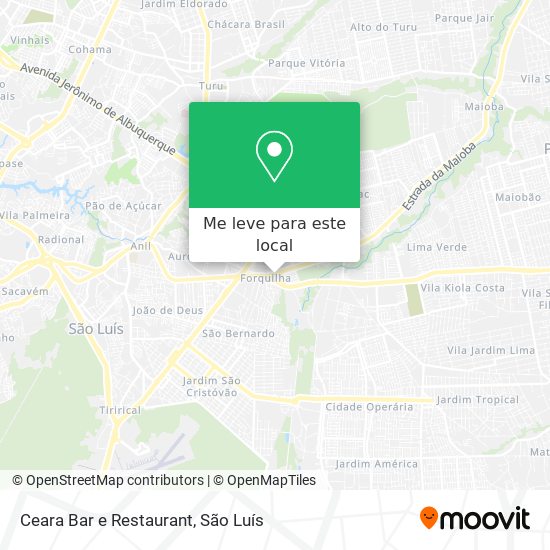Ceara Bar e Restaurant mapa