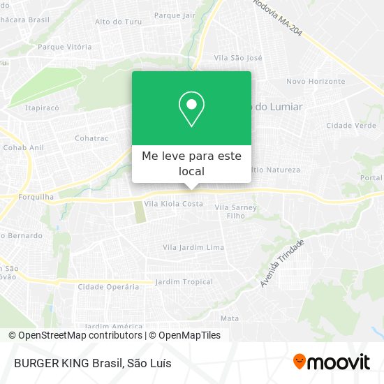 BURGER KING Brasil mapa