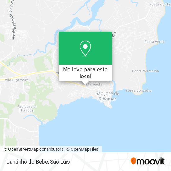 Cantinho do Bebê mapa