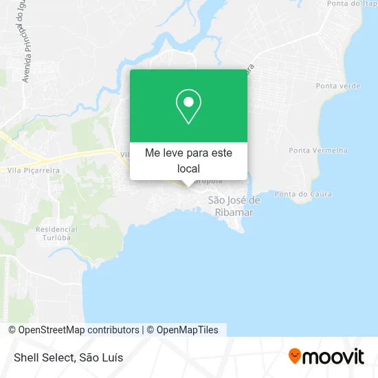 Shell Select mapa