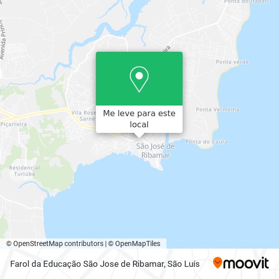 Farol da Educação São Jose de Ribamar mapa