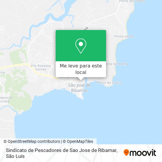 Sindicato de Pescadores de Sao Jose de Ribamar mapa