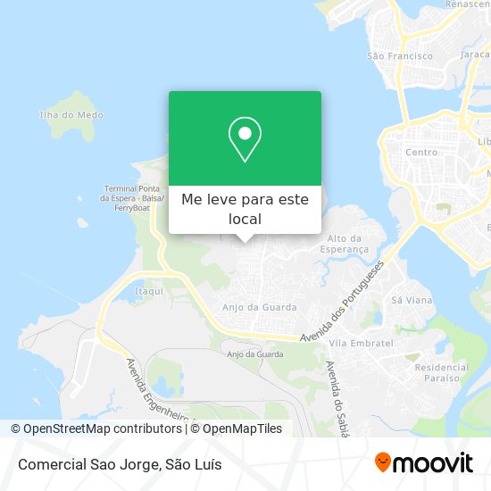 Comercial Sao Jorge mapa