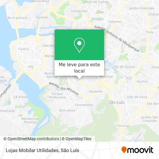 Lojas Mobilar Utilidades mapa