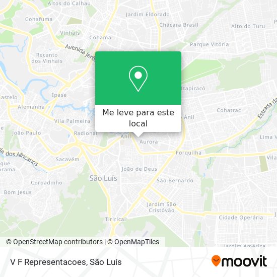 V F Representacoes mapa