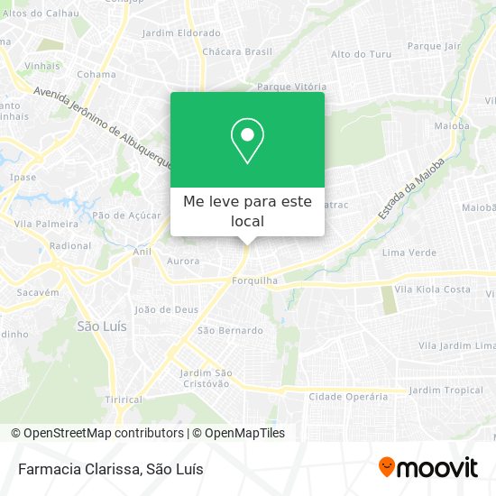 Farmacia Clarissa mapa