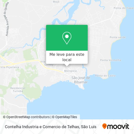 Contelha Industria e Comercio de Telhas mapa