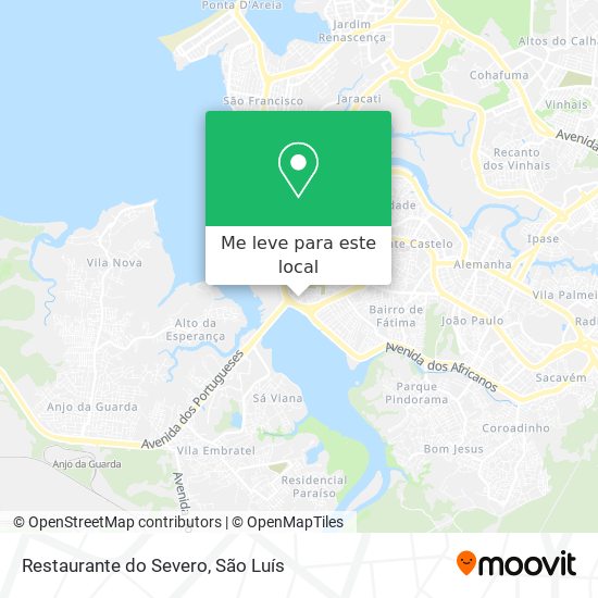 Restaurante do Severo mapa