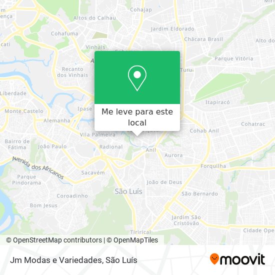 Jm Modas e Variedades mapa