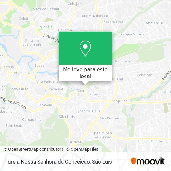 Igreja Nossa Senhora da Conceição mapa