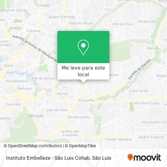 Instituto Embelleze - São Luis Cohab mapa