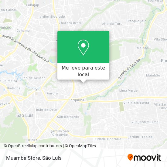 Muamba Store mapa