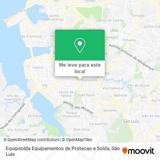Equipsolda Equipamentos de Protecao e Solda mapa