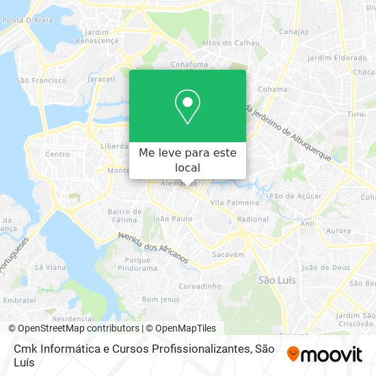 Cmk Informática e Cursos Profissionalizantes mapa