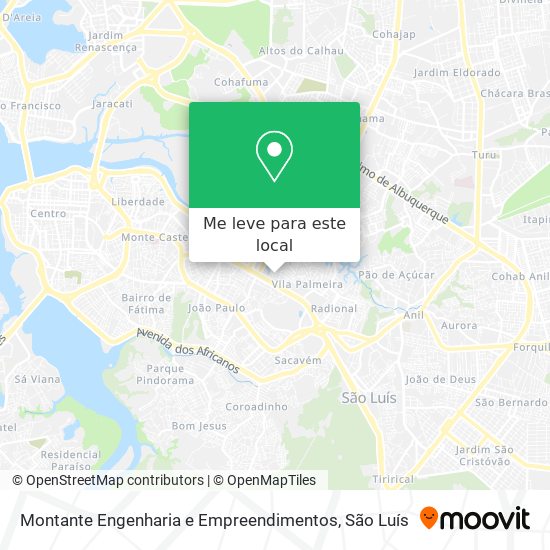Montante Engenharia e Empreendimentos mapa