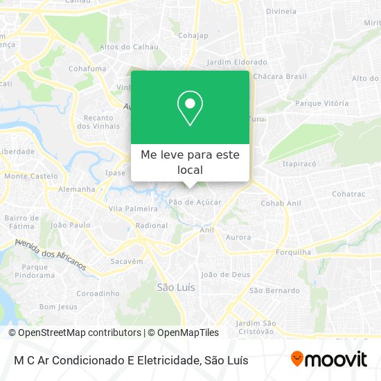M C Ar Condicionado E Eletricidade mapa