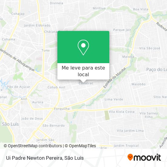Ui Padre Newton Pereira mapa
