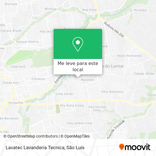 Lavatec Lavanderia Tecnica mapa
