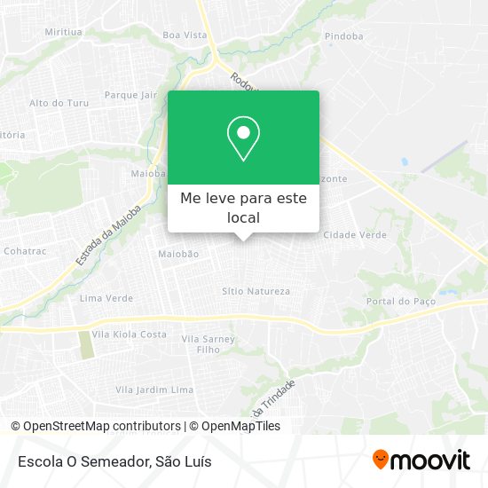 Escola O Semeador mapa