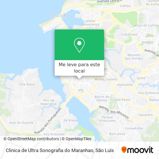 Clinica de Ultra Sonografia do Maranhao mapa