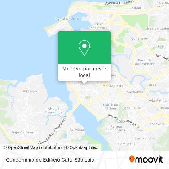 Condominio do Edificio Catu mapa