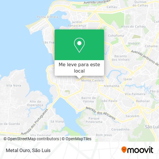 Metal Ouro mapa