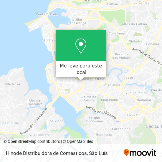 Hinode Distribuidora de Comesticos mapa