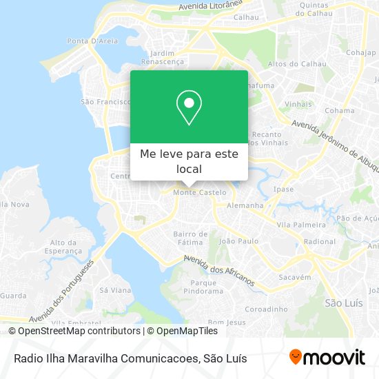 Radio Ilha Maravilha Comunicacoes mapa