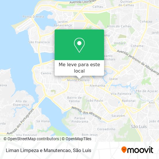 Liman Limpeza e Manutencao mapa