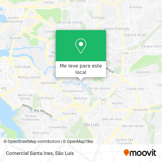 Comercial Santa Ines mapa