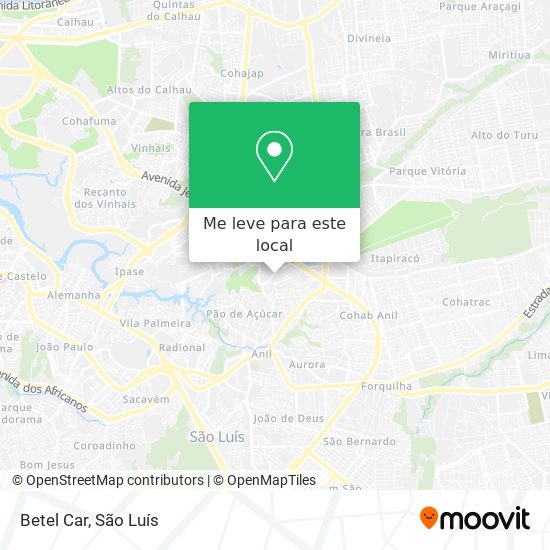 Betel Car mapa