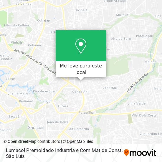 Lumacol Premoldado Industria e Com Mat de Const mapa
