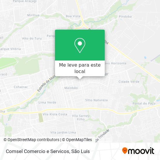 Comsel Comercio e Servicos mapa