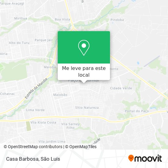 Casa Barbosa mapa