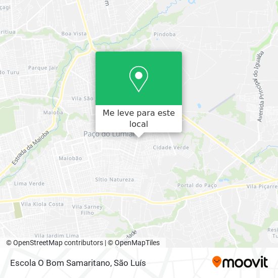 Escola O Bom Samaritano mapa