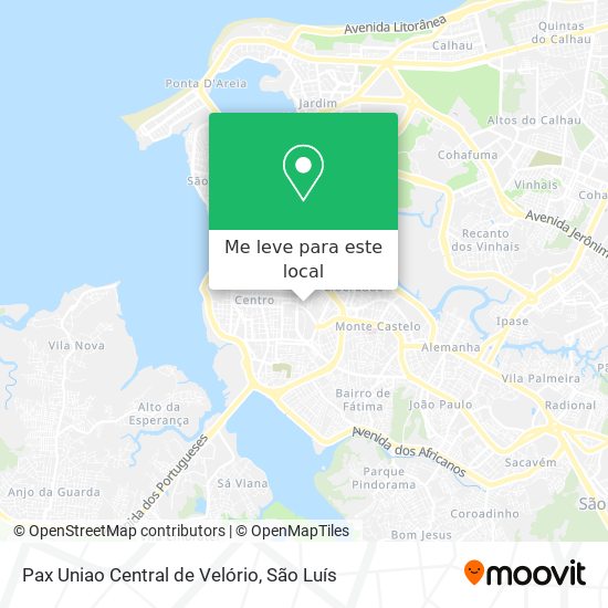 Pax Uniao Central de Velório mapa