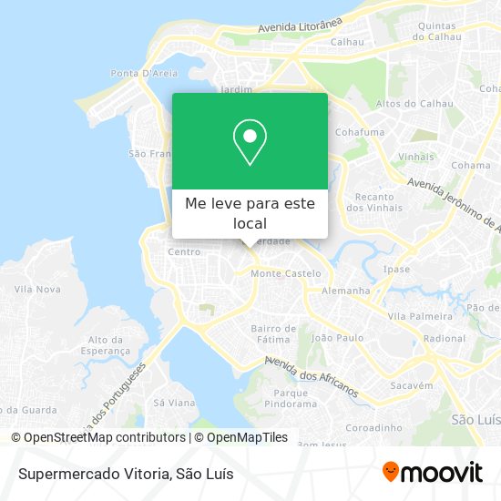 Supermercado Vitoria mapa