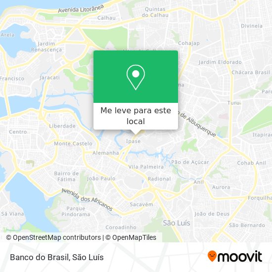 Banco do Brasil mapa