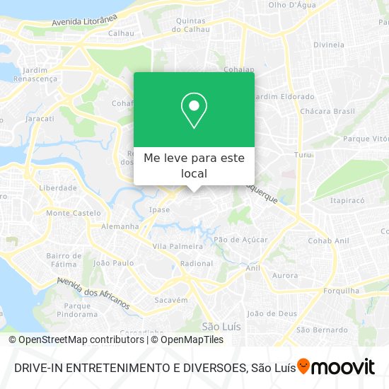 DRIVE-IN ENTRETENIMENTO E DIVERSOES mapa