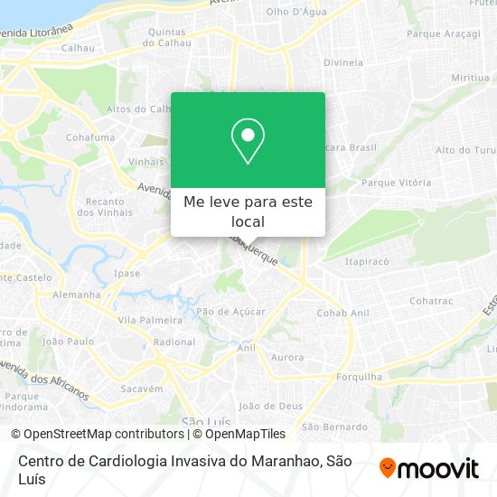 Centro de Cardiologia Invasiva do Maranhao mapa