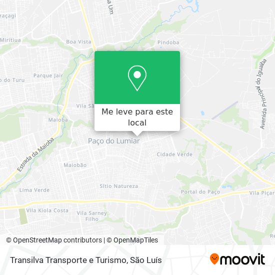 Transilva Transporte e Turismo mapa