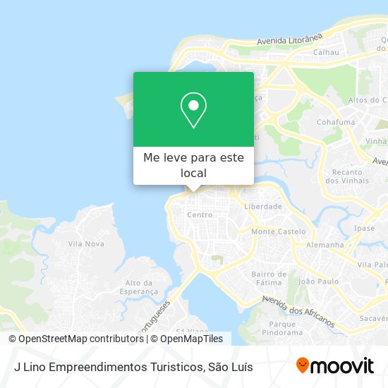 J Lino Empreendimentos Turisticos mapa