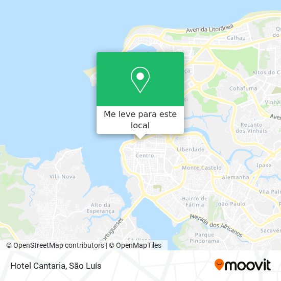 Hotel Cantaria mapa