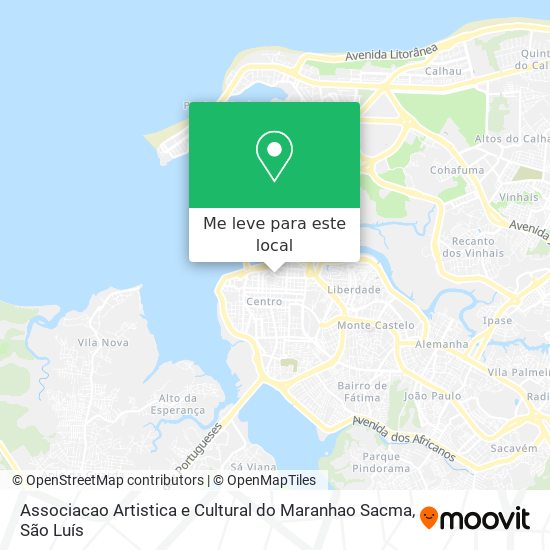 Associacao Artistica e Cultural do Maranhao Sacma mapa