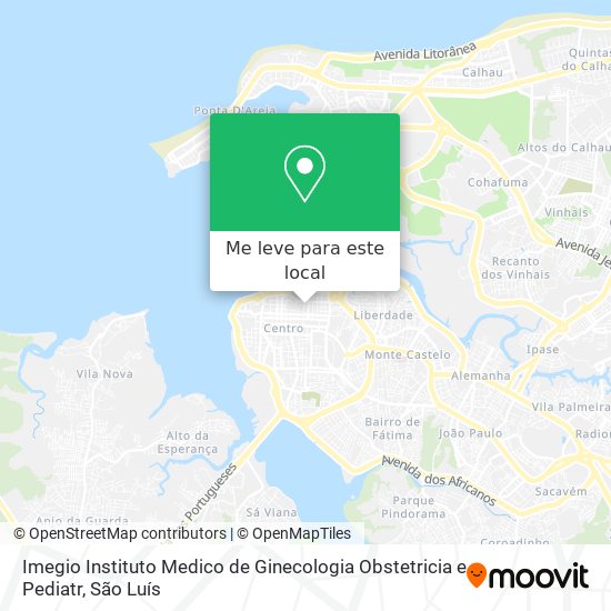 Imegio Instituto Medico de Ginecologia Obstetricia e Pediatr mapa